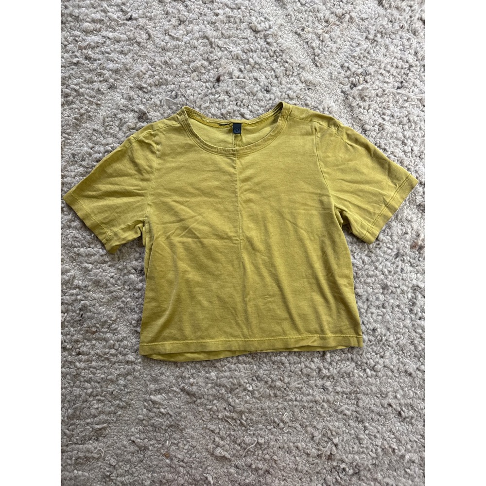 Lululemon Cates Tee Chartreuse Green Yellow Short Sleeve T-Shirt Relaxed Fit 2/4